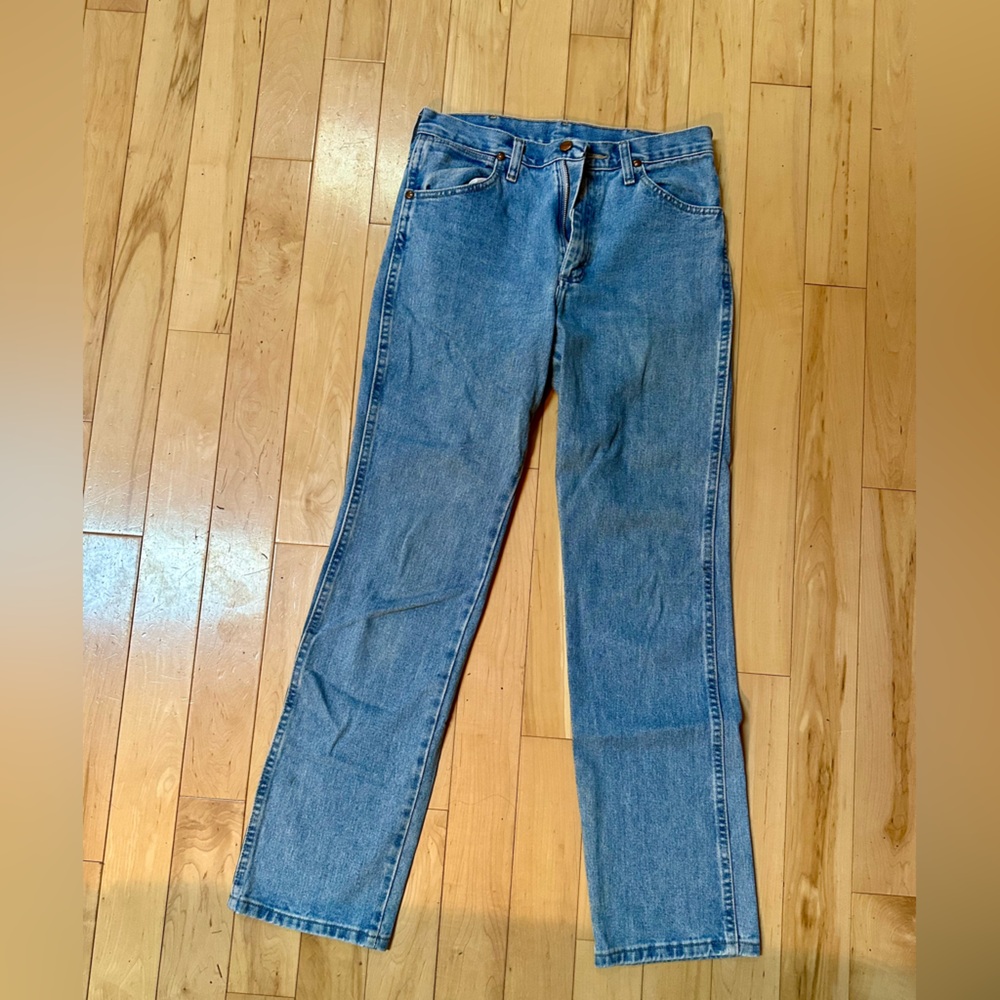 Wrangler Men's Straight Jeans - Blue